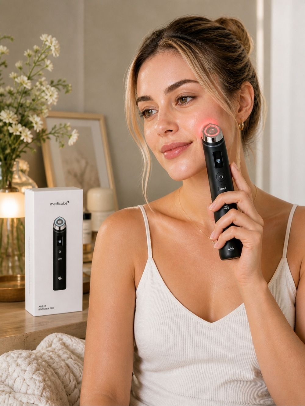 Medicube AGE-R Booster Pro Facial Skincare Device Beauty Tool Black New Open Box